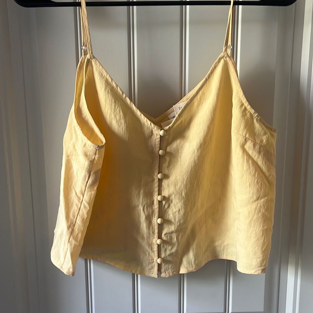 Yellow Flowy Tank